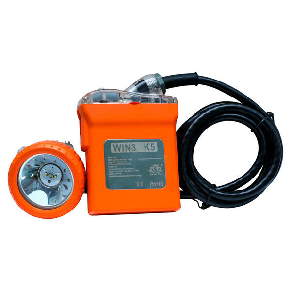 High performance Win3 K5 mining cap lamp with  tag ready system