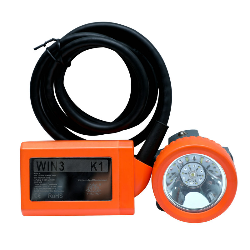 Win3 K1 miners lamp with cord(1.5m/1.6m/1.8m) underground mining